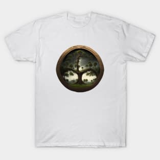 Isometric Tree Geometric Forest Vintage Since Retro T-Shirt